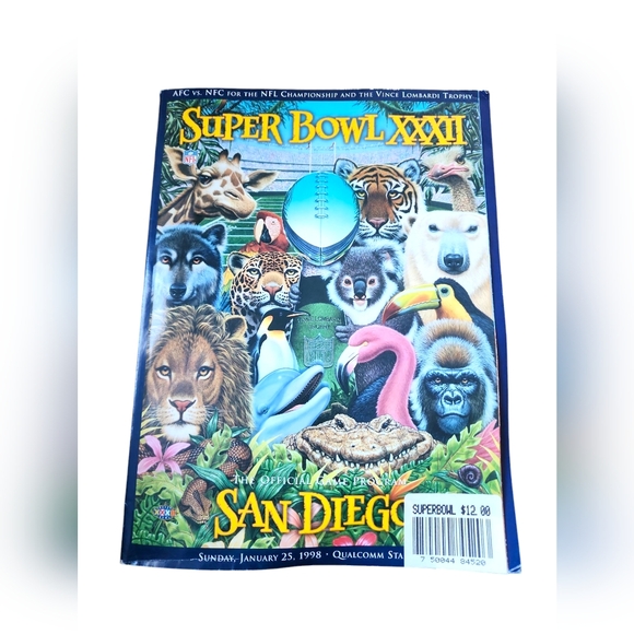 Super Bowl XXXII Program - Picture 1 of 2